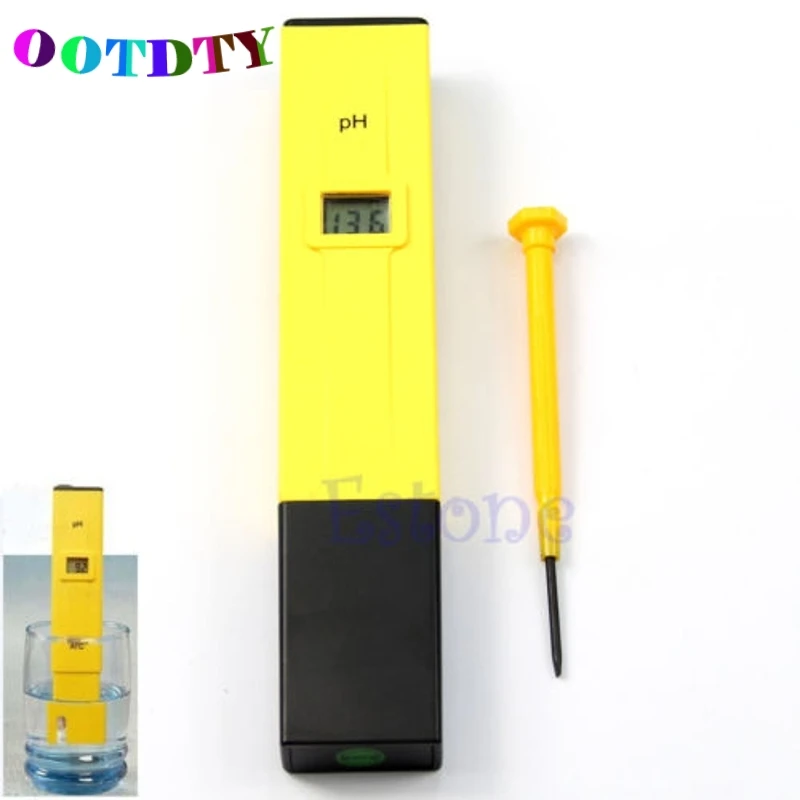 

OOTDTY Pocket LCD Digital PH-009 0-14 Tester Meter Pen Type Aquarium Water Pool Measure