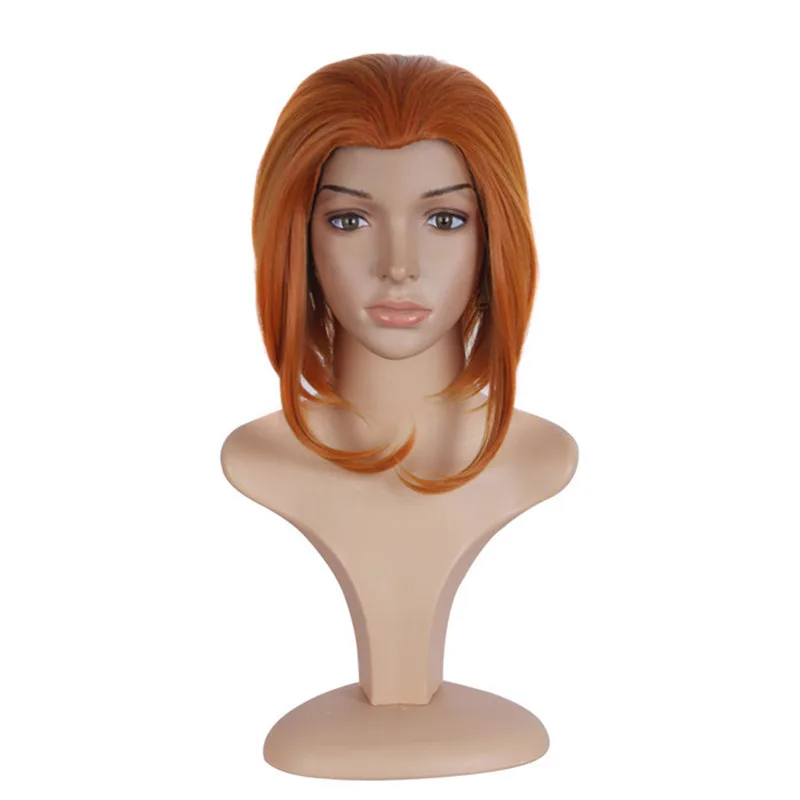

Mixed Orange Cosplay Wigs Role Play X-Men Mystique Halloween Costume Party Synthetic Heat Resistant Wig False Hair MapofBeauty