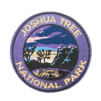 

3" Joshua Tree national park maine iron on Patch places travel Souvenirs emblem transfer applique for backpack t-shirt clothing