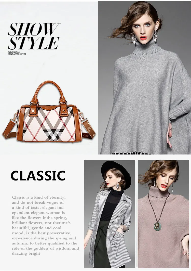FERAL CAT 2017 Women Luxury Elegant Fashion Handbag Shoulder Bags Ladies Leather Handbags Female Messenger Bag63