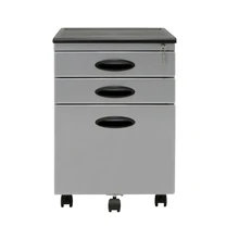 Offex Home Office File Storage Cabinet Silver