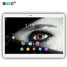 2017 Más Reciente BMXC 10.1 pulgadas tablet PC Android 6.0 Octa Core 4 GB RAM 64 GB ROM de Doble Tarjeta SIM Bluetooth GPS Tablets pc 1920*1200 IPS