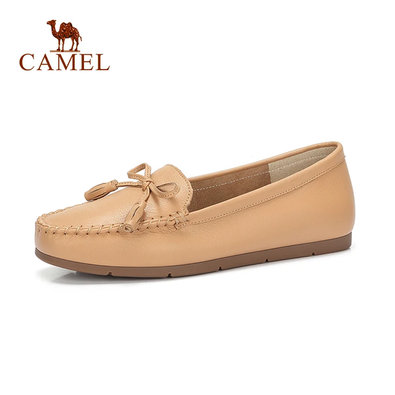 CAMEL/Новинка женские модные повседневные тонкие туфли на плоской подошве женская