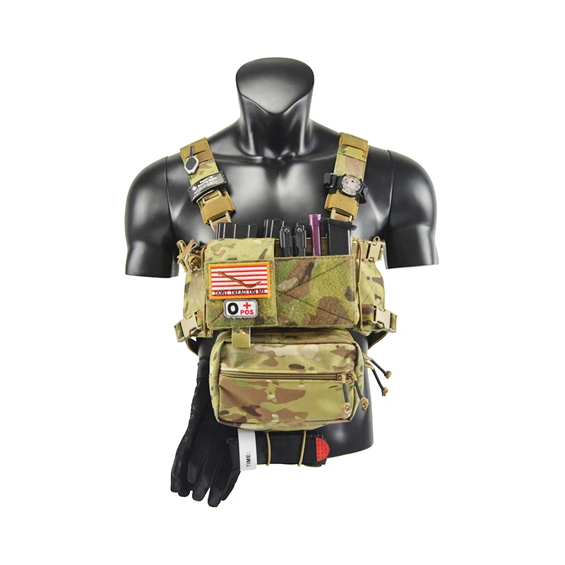 Chassis MK3 Mini Tactical Chest Rig Airsoft Hunting Vest Ranger Green