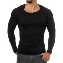 Men’s Casual Slim Fit Round Neck Plain Knitwear Jumper Pullover Basic Sweater