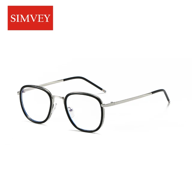 Best Price Simvey 2017 New Blue Light Blocking Computer Glasses Women Men Anti Blue Light Gaming Glasses Metal Frame High Quality