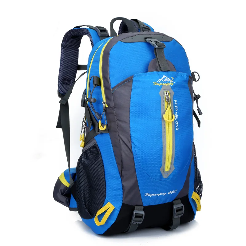 40л открытый рюкзак путешествия альпинистские рюкзаки водонепроницаемый рюкзак альпинистская сумка нейлоновый походный рюкзак