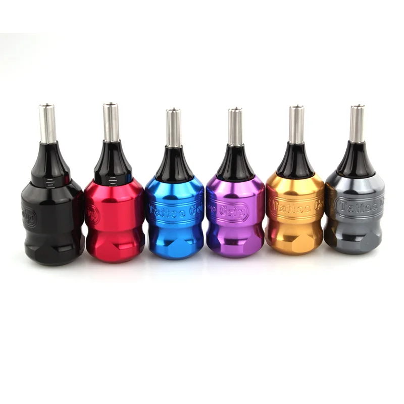 

32MM Tattoo Grip Cartridge Needle Adjustable Cartridge Aluminum Grip Big Size High Carved Free Shipping