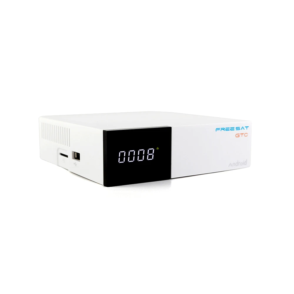 Freesat GTC 4K Android TV Box Receptor DVB-C Cable Youtube DVB-S2 DVB-T2 Bluetooth 4.0 Satellite Receiver Cccam IPTV Biss VU Freesat GTC 4K Android TV Box Receptor DVB-C Cable Youtube DVB-S2 DVB-T2 Bluetooth 4.0 Satellite Receiver Cccam IPTV Biss VU