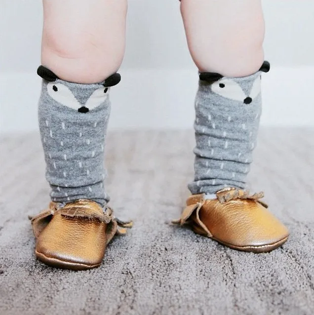 Knee High Long LegWarmers Cute Socks Boy Girl Children socks 0-6 Y Cartoon Cute Kids Socks Bear Animal Baby Cotton Socks