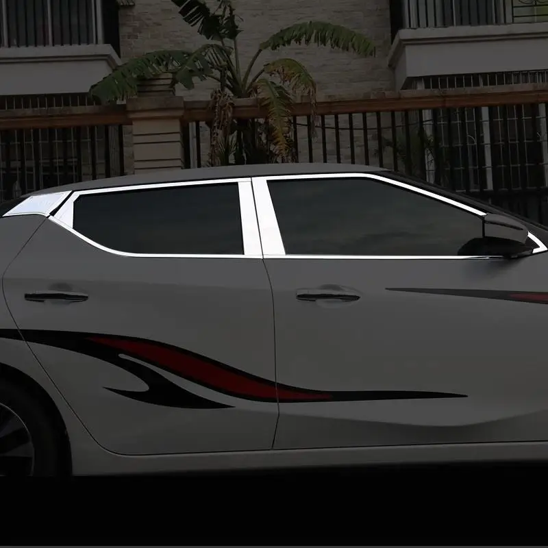 

Rear Panels Foot Pedal Door exterior promote chromium automovil trim car styling accessory modification 16 FOR Nissan Bluebird