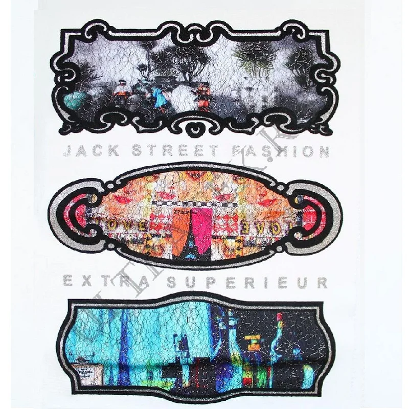 

Heat transfer garment stickers Iron On Clothes Patches T-shirt Appliqued Garment Accessories DIY garment sewing handmade