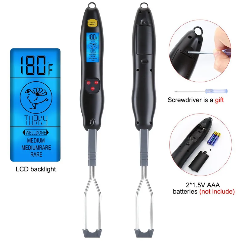 DANIU CH 206 LCD Digital Display BBQ Electronic Meat Thermometer
