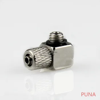 

Free shipping 20 Pieces M5 - 4mm Elbow Pneumatic Pipe Air Hose Quick Fitting Mini Connector Iron