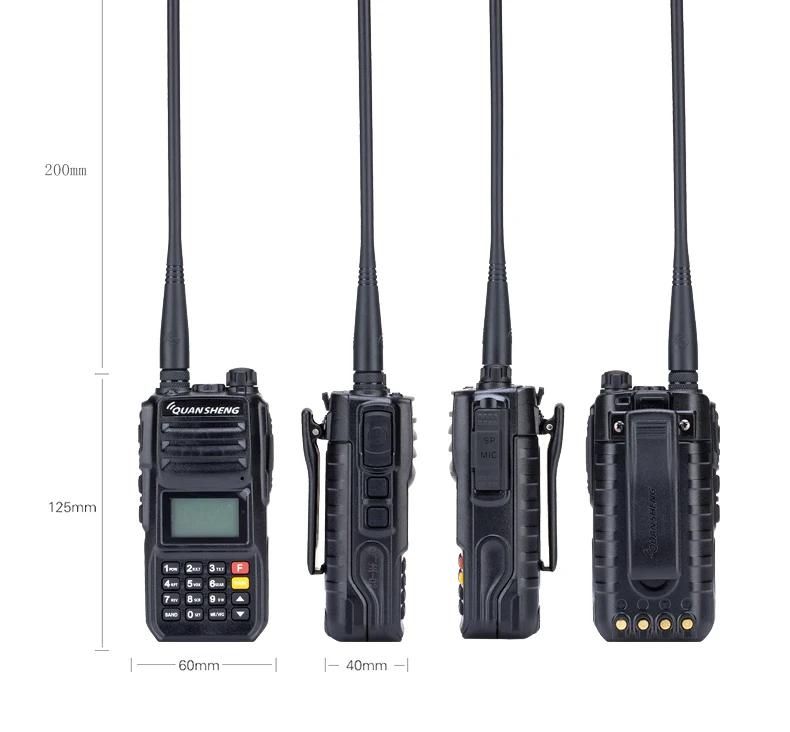 Police Band Original Quansheng TG-UV2 Plus 10W Radio 10KM talkie walkie 10 km Upgrade of tg-uv2 Ham Radio 10W walkie talkie 10km