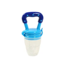 Baby Infant Pacifier Feeding Nipples Silicone Soft Solid Feed Tool Fruit Juice Bite Bags Sucking Nipple