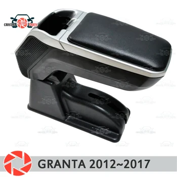 

Armrest for Lada Granta 2012~2018 car arm rest central console leather storage box ashtray accessories car styling m2