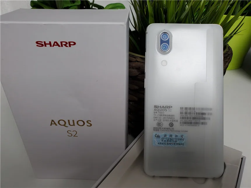 SHARP AQUOS S2 c10 мобильные телефоны Android 8,0 4 Гб+ 64 Гб 5,5 ''FHD+ Snapdragon 630 2,2 ГГц Восьмиядерный 12МП 4G смартфон