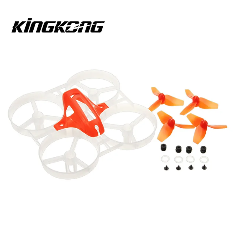 

Best Deal 40mm Propellers 75mm Frame Kit Sets For Kingkong Tiny7 Tiny Whoop Racing Quadcopter