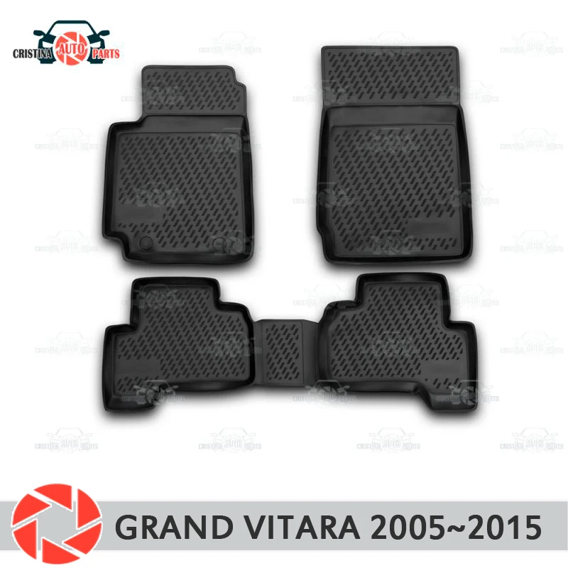 Floor mats for Suzuki Grand Vitara 2005~2015 rugs non slip polyurethane dirt protection interior car styling accessories цена Floor mats for Suzuki Grand Vitara 2005~2015 rugs non slip polyurethane dirt protection interior car styling accessories цены онлайн