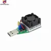 Resistencia de carga de CC USB de 15W DC 3,7-13 V descargador de carga electrónica de corriente constante ajustable medidor de prueba de capacidad de batería con ventilador ► Foto 2/6