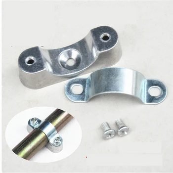 

Free shipping pipe clamp 10pcs/lot with screw From the wall yards away from the wall of the card saddle card, galvanized by the