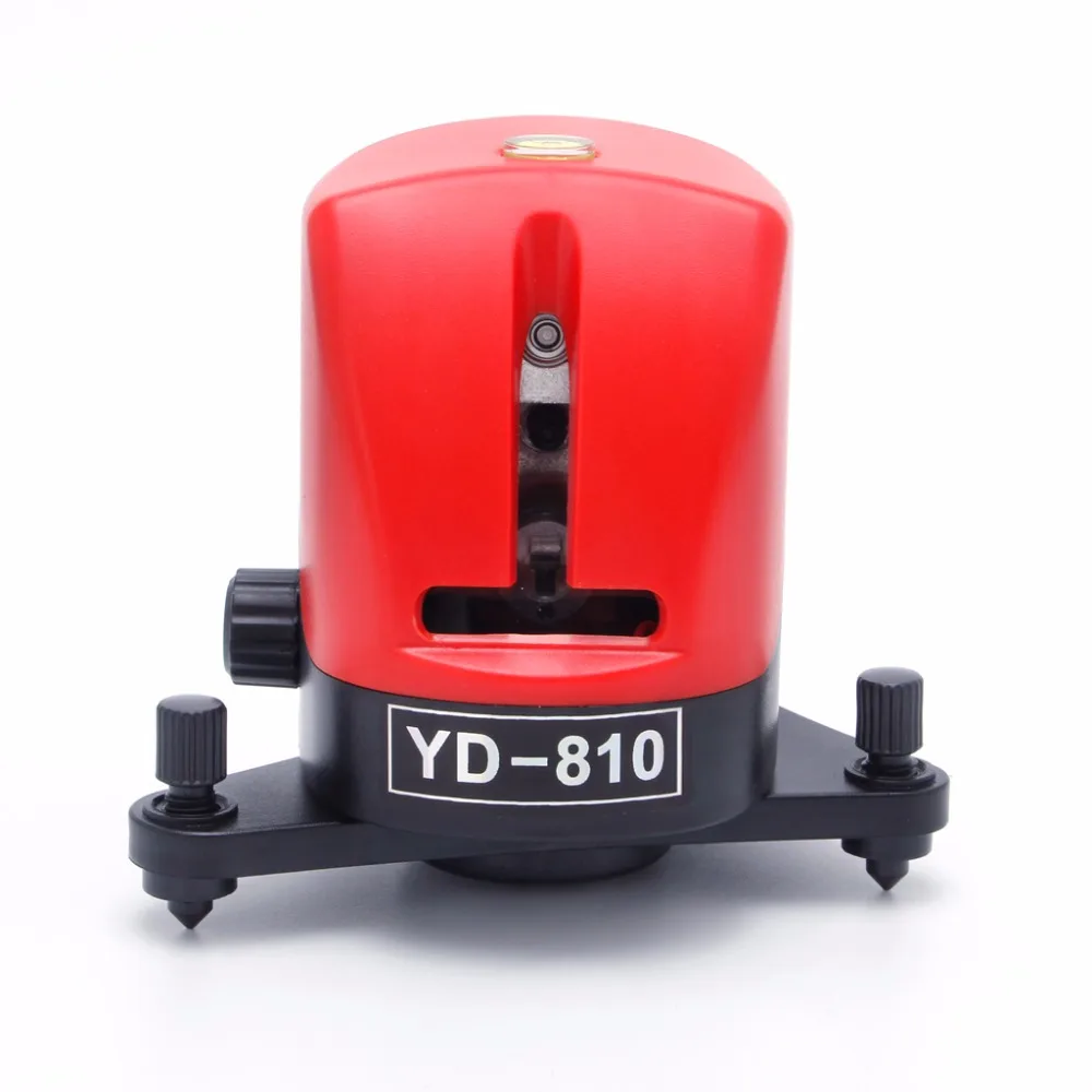 

OOTDTY Laser Level 2 cross red Line 1 Dots Portable 360 Self-leveling Cross Red Line Construction Diagnostic-tool