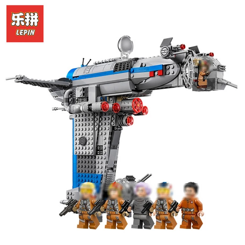 

DHL Lepin Sets Star Wars Figures 873pcs 05129 Resistance Bomber Model Building Kits Blocks Bricks Educational Kid Toy Gift 75188