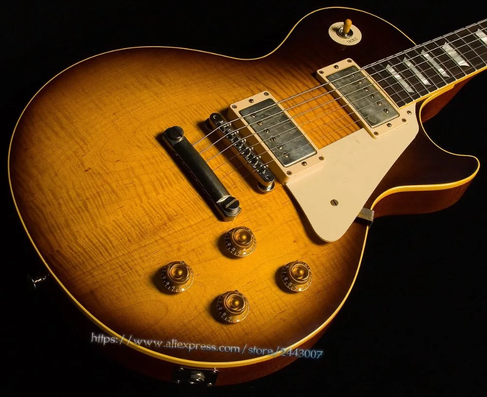 

GC Custom Shop Joe Perry 1959 R9 VOS Electric Guitar Faded Tobacco Burst
