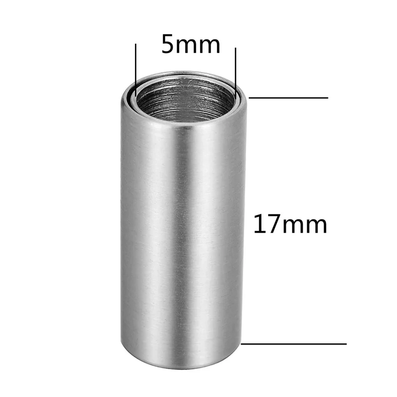 1 шт. Нержавеющая сталь матовая цилиндрическая форма Магнитная застежка ...