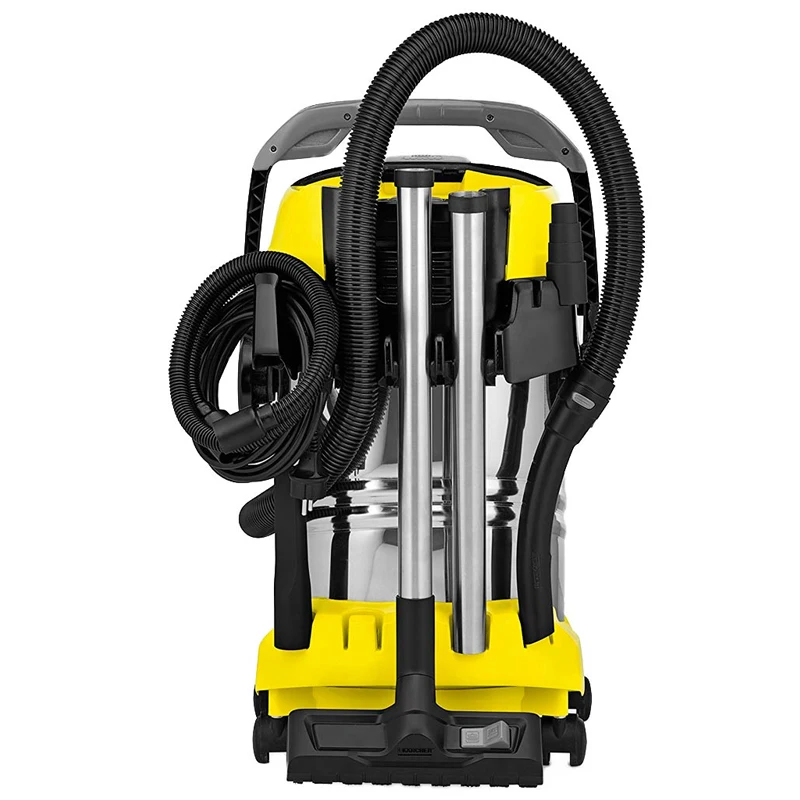 Пылесос для сухой и влажной уборки KARCHER WD 6 P Premium (Мощность 1300 Вт, укладка кабеля в корпус, ударопрочный корпус, встроенная розетка для подключения инструмента для автоматического включения пылесоса)
