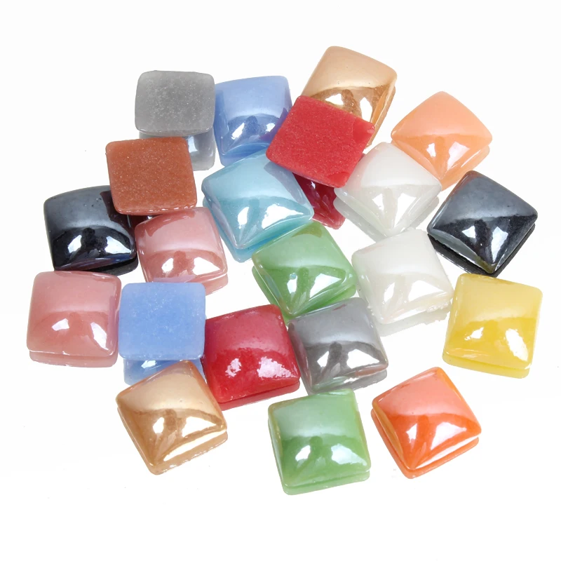 

High quality square Mix Colors Flat back Ceramic Stone 4 Sizes DIY Nail Art Beauty Jewelry Decoration repair craft .Hot selling