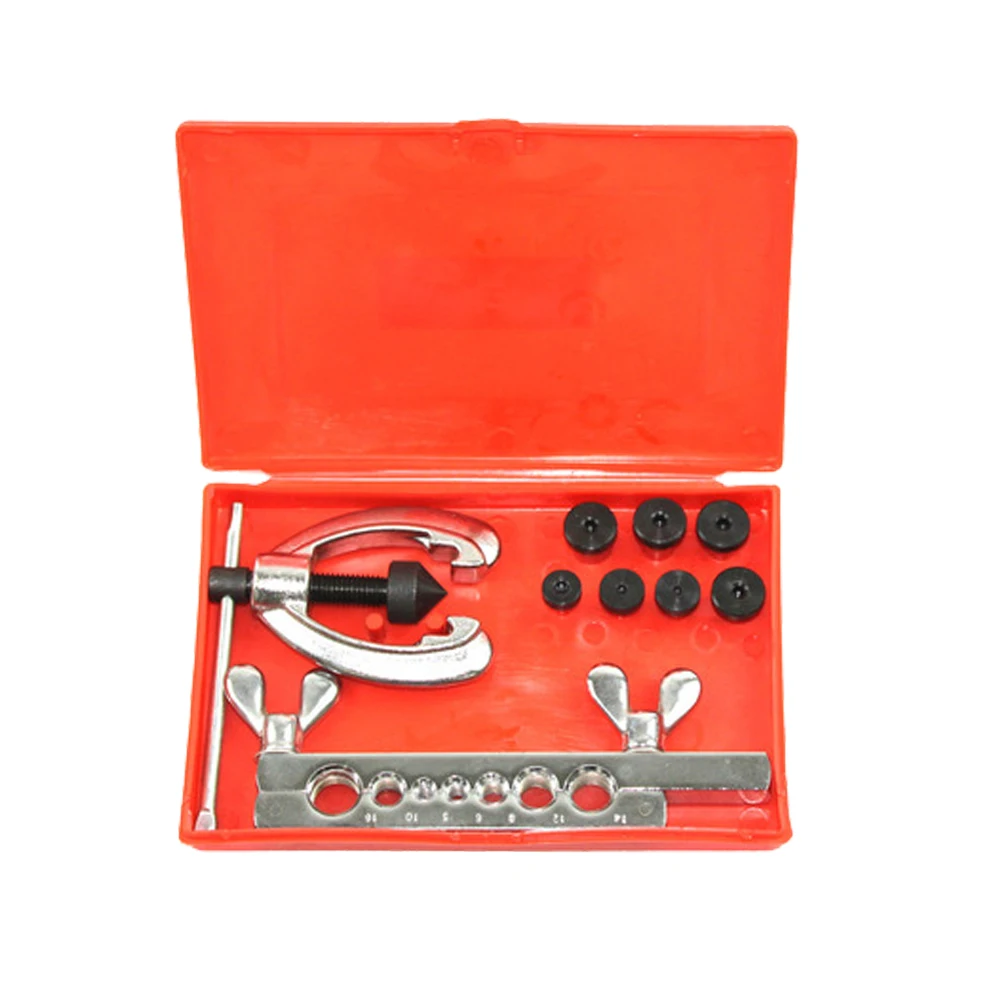 14 Pc Flaring Tool Kit Set Water Gas Line Automotive Plumbing O.D - Foto 5
