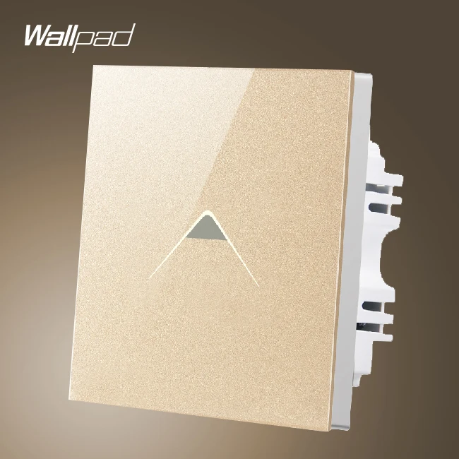 Smart House Wallpad Switch 110-250V UK Gold Crystal Glass Touch Switches 1 gang 2 way Wall Panel,Free Shipping Smart House Wallpad Switch 110-250V UK Gold Crystal Glass Touch Switches 1 gang 2 way Wall Panel,Free Shipping