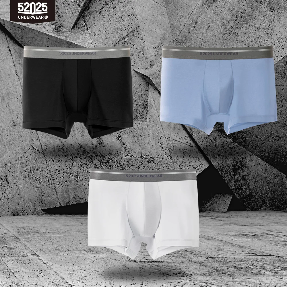 

52025 Boxer Men 3-Pack Ice Cool Modal Trunks Soft Light Comfortable Mens Boxer Underpants Boxer Shorts Men Underwear Boxershorts
