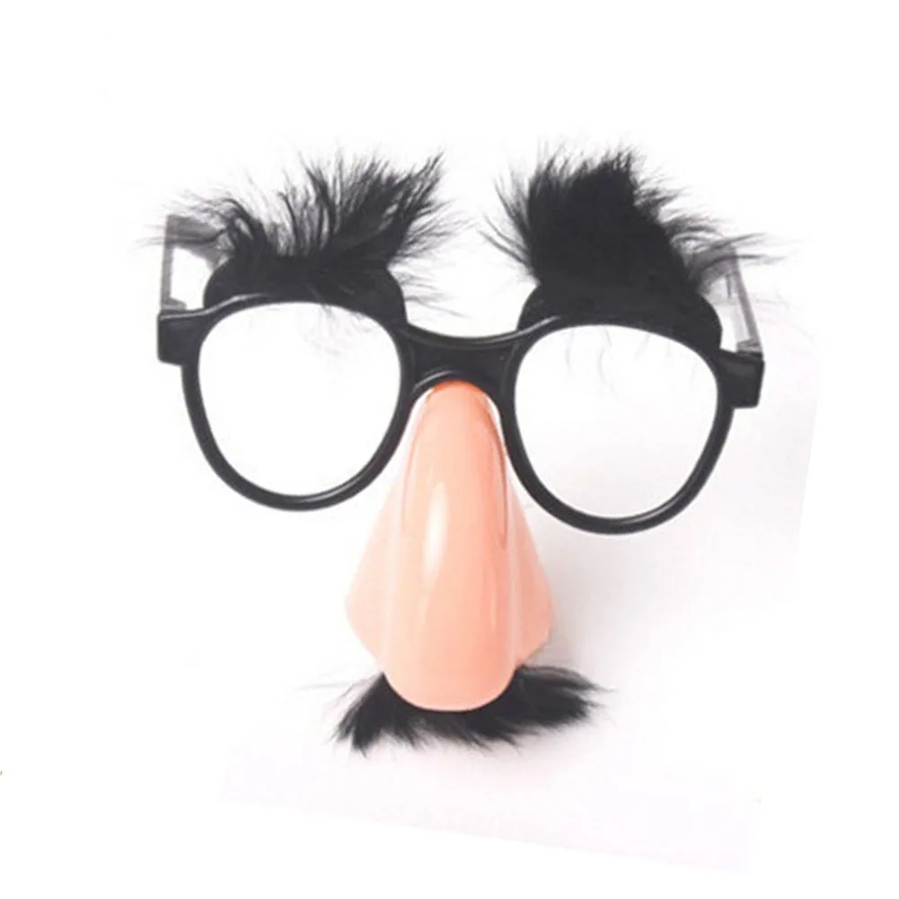 Party Accessory Mustache Fake Nose Eyebrow Clown Funny Costume Props