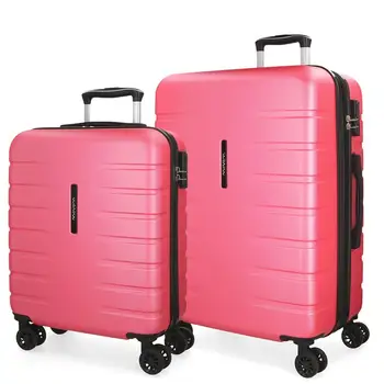 

Juego de 2 maletas rígidas 55-69 Movom Turbo rosa