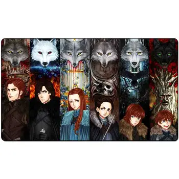 

Game of Throne Board Game Playmat: The Names of the Stark Direwolves play mat