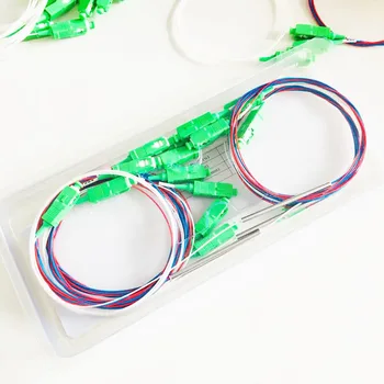 

50pcs for one pack 10/90 20/80 30/70 SC APC 1x2 single mode 0.9mm FBT Splitter