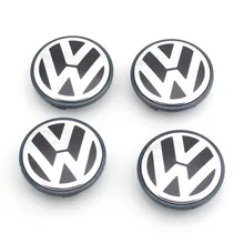 4pcs/set OEM 65mm Wheel Center Cap Logo Hub Cover Badge Emblem for VW Jetta MK5 Golf Passat