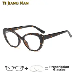 Yi Jiang Nan Мода кошачий глаз дизайнер рецепт очки для женщин очки ушко рамки для Monturas De Lentes Mujer