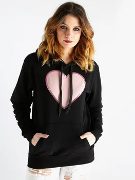 

Hooded sweatshirt and heart