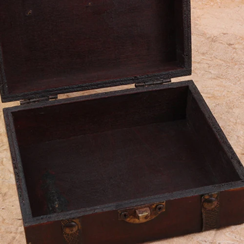Винтаж ювелирные серьги цепочки и ожерелья браслет хранения Организатор Деревянный чехол подарочная коробка