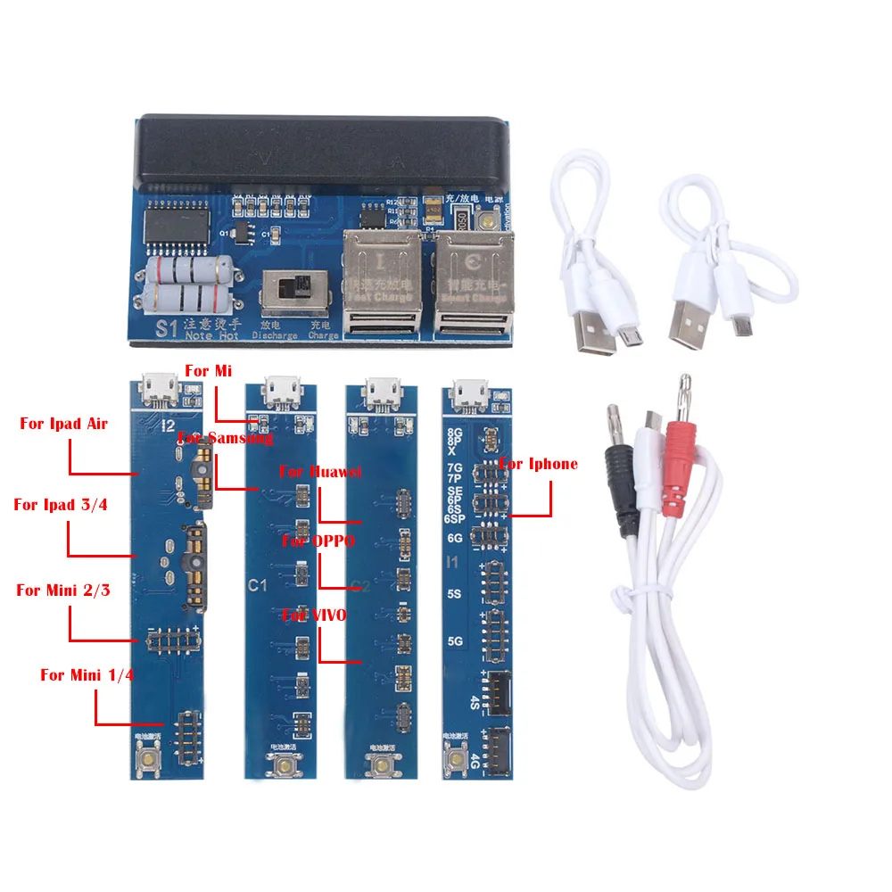 Универсальный зарядный аккумулятор активация пластина доска Pad тест кабель инструмент для iPhone/iPad/samsung/MI/HUAWEI/OPPO/VIVO Android SS-909