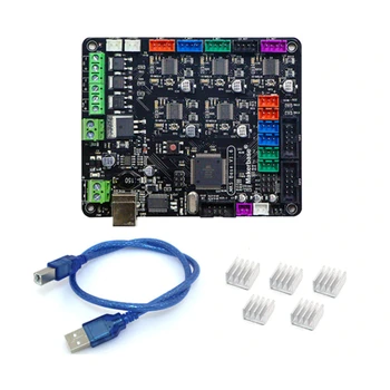 

ShenzhenMaker Mainboard MKS Base V1.6 with Heatsink & USB compatible Mega2560 &RAMPS1.4 combo controller