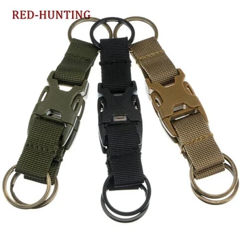 

Tactical Military Replacement Backpack Snap Buckle Carabiner Belt Locking Key Chain Clip Quick Release Hanging Chain Key Hook