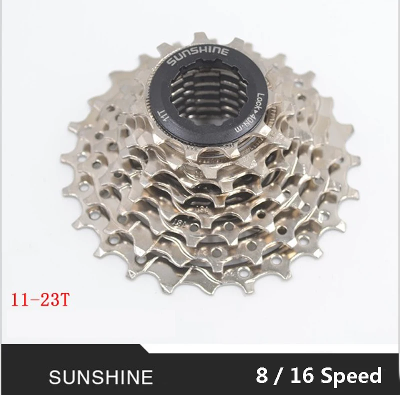 

SUNSHINE Bicycle parts 8 speed highway bicycle variable speed cassette flywheel light 11 - 23 road bike folding bike Freewheel