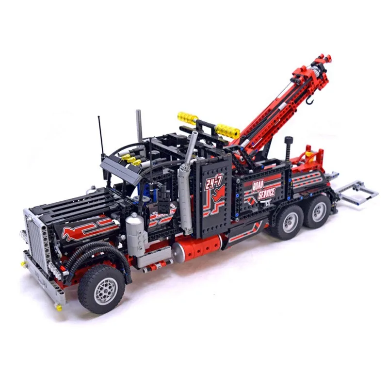 

The Mechanical Heavy Container Truck Head Building Blocks LEGOING Technic Series 1877pcs Lepin 20020 Toys For Children 8258