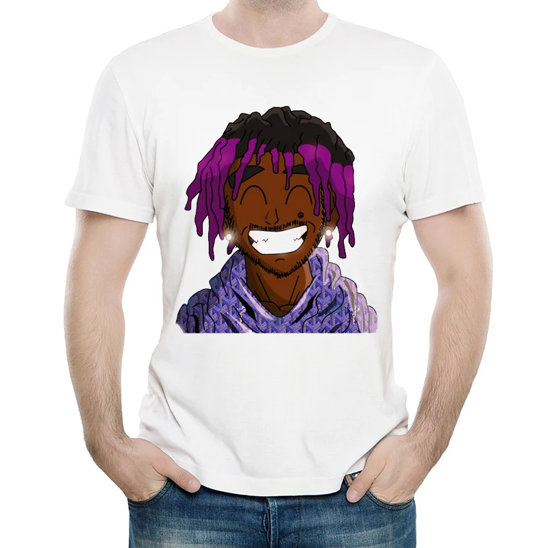 

Lil Uzi Vert T Shirt White Color Mens Fashion Print Short Sleeve Cartoon Lil Uzi Vert T-shirt Tops Tees tshirt Star T-shirt