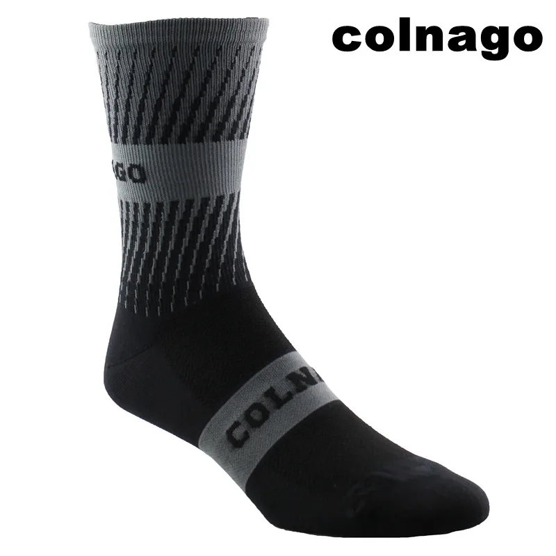 Colnago Новые мужские носки для велоспорта, эластичные мягкие спортивные носки, устраняет неприятный запах, пропускает воздух для компрессионных носков - Цвет: black